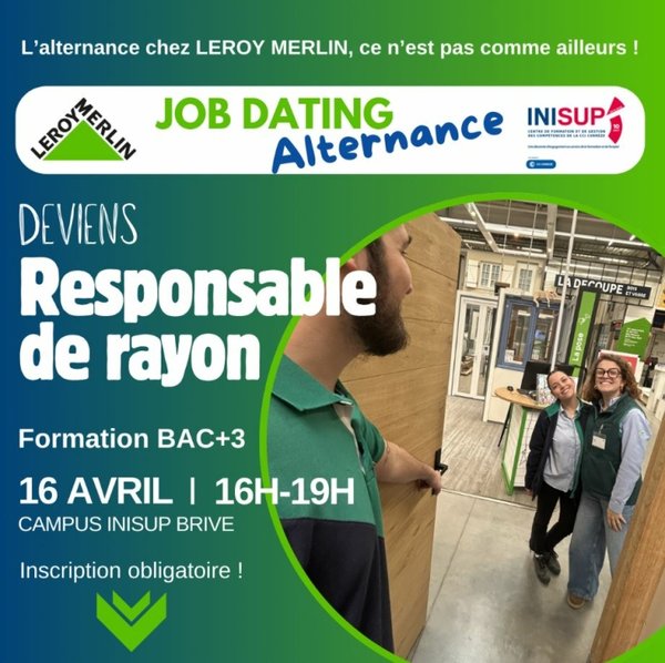 Recrutement en alternance avec Leroy Merlin