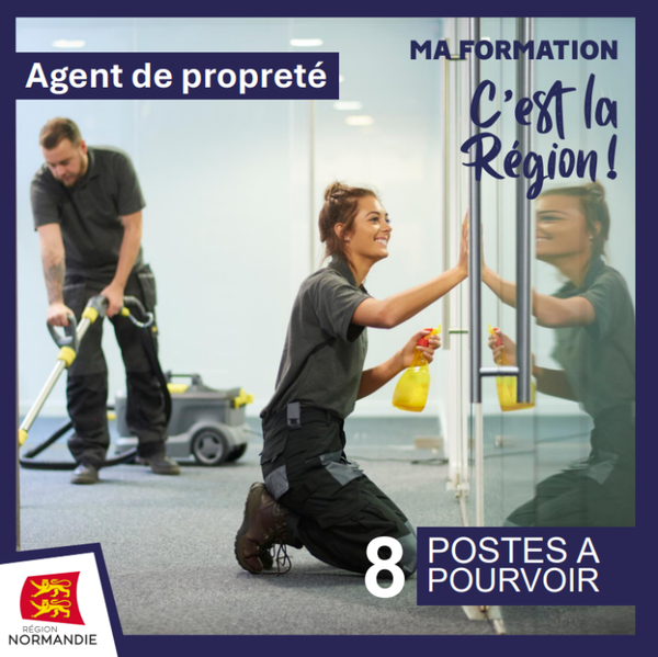 Formez-vous et devenez agent d’entretien (Tertiaire / Polyvalent / Laveur de Vitres) (H/F)