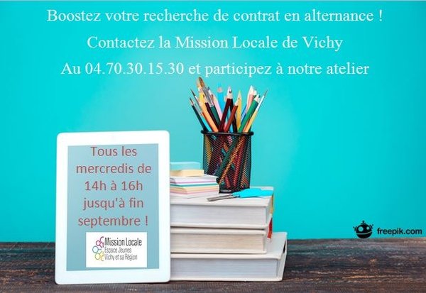 La Mission locale de Vichy organise durant l'été des ateliers "boost alternance"