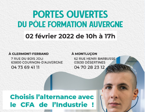PORTES OUVERTES DU POLE FORMATION AUVERGNE