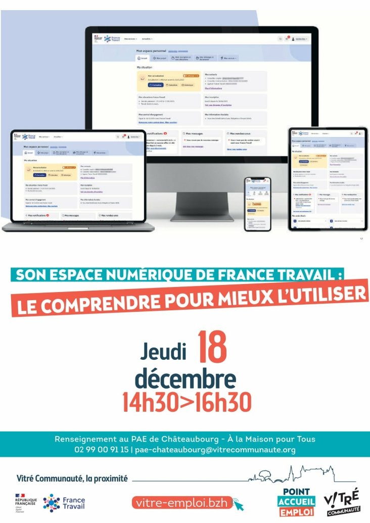 Son espace numérique de France Travail