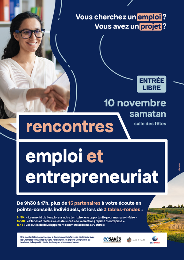 Les Rencontres de l'Emploi et de l'Entrepreneuriat en Savès
