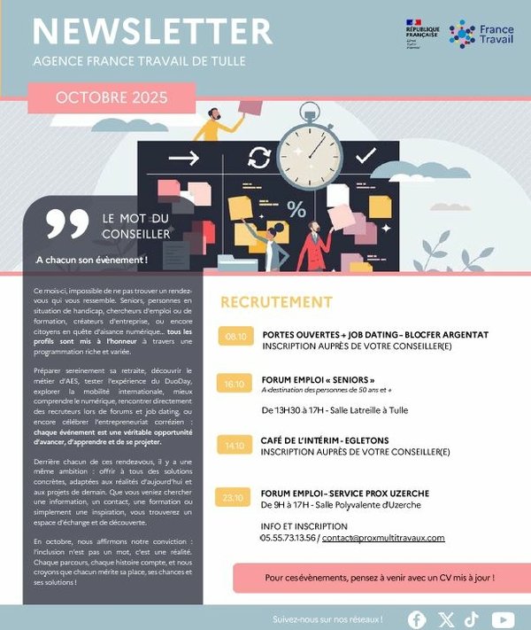 NEWSLETTER OCTOBRE 2025