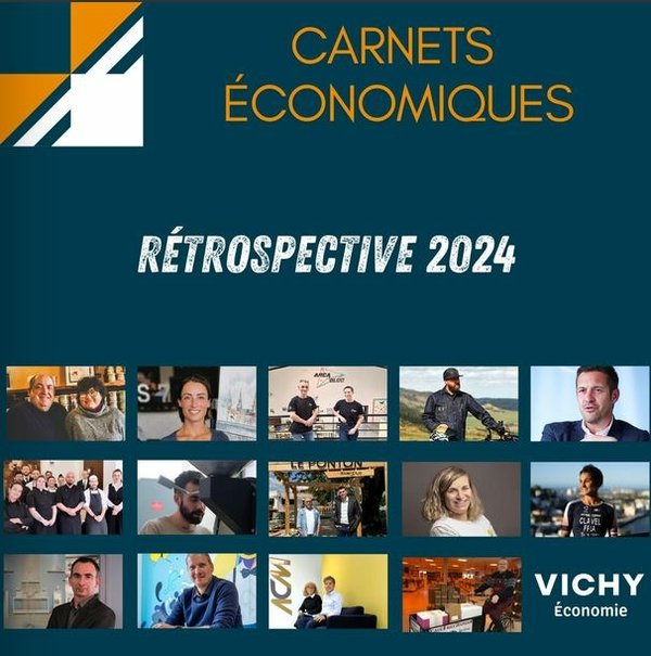 Retrouvez la rétrospective 2024 des portraits réalisés par Vichy Economie