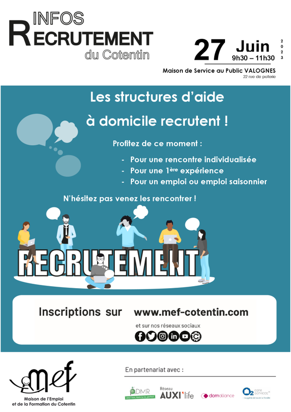 Infos Recrutement du Cotentin