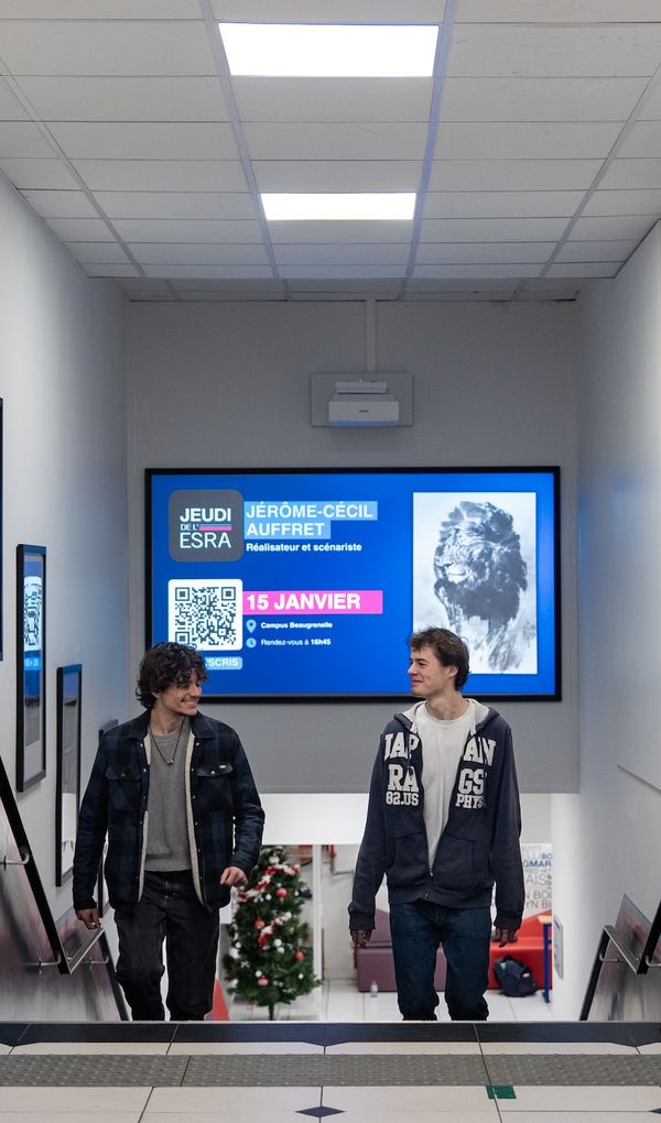 L&rsquo;ESRA, l&rsquo;&eacute;cole de r&eacute;f&eacute;rence des m&eacute;tiers du cin&eacute;ma et de l&rsquo;audiovisuel.