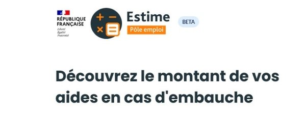 Un simulateur pour calculer vos aides en cas de reprise d’emploi 