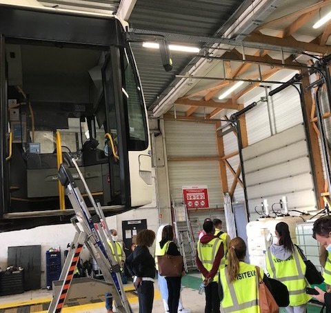 Visite du centre opérationnel bus 