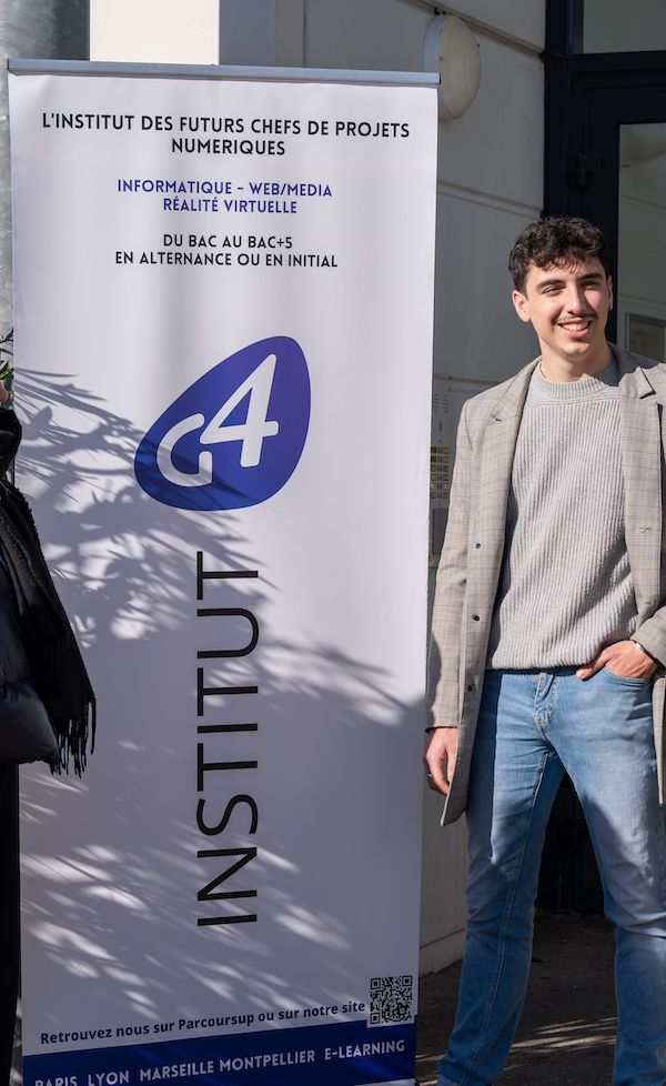 Faites l’expérience de l’alternance à l’Institut G4, au cœur de Marseille, et vivez le numérique !