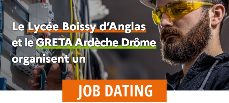JOBDATING : Rencontrez vos futurs talents le 4 juin à Annonay
