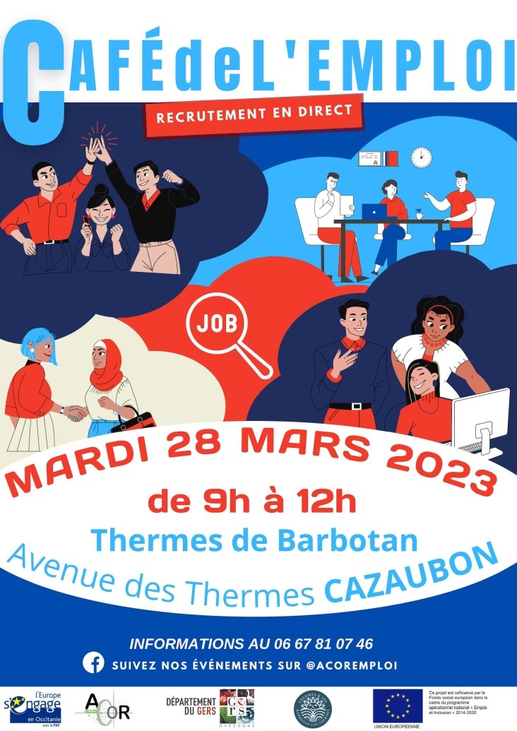CAFE DE L'EMPLOI - CAZAUBON