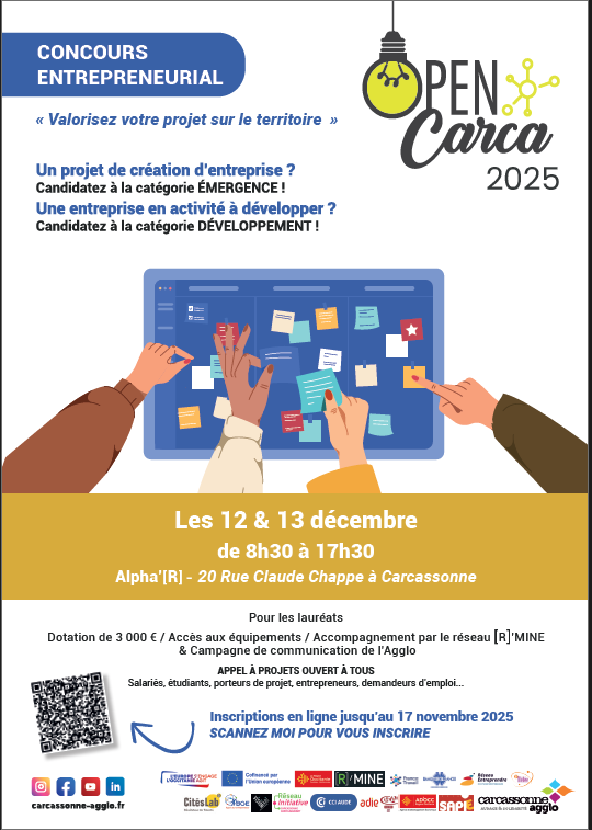 Open Carca : Un Concours Entrepreneurial Unique à Carcassonne !