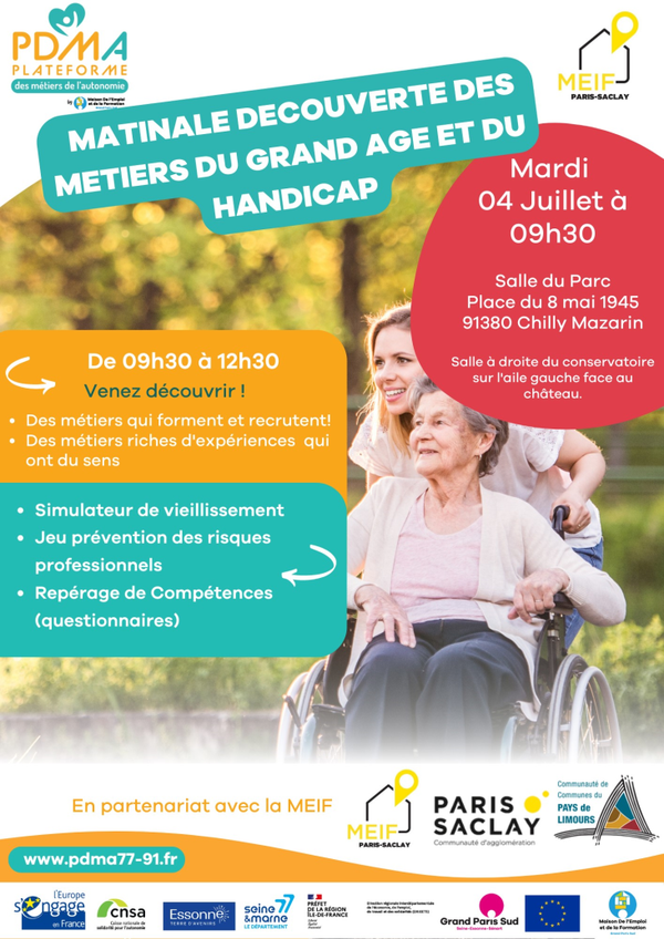MATINALE DECOUVERTE DES METIERS DU GRAND AGE ET DU HANDICAP
