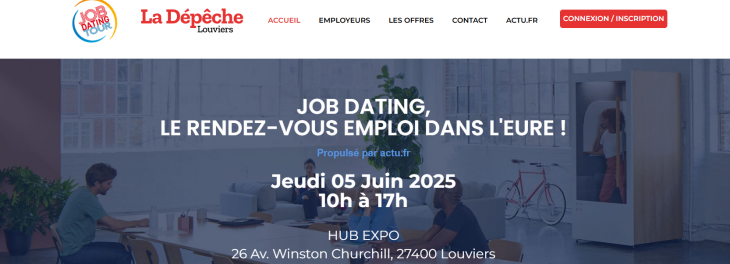 La Dépêche Louviers organise son Job Dating