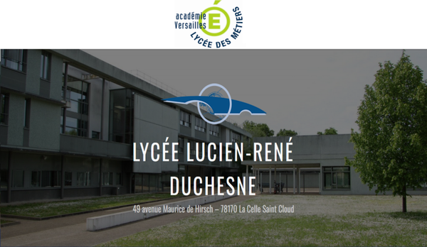 L'avenir est jeune : donnez une chance aux élèves du Lycée Duchesne de la Celle St Cloud