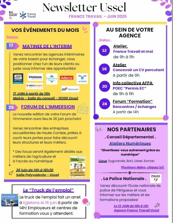NEWSLETTER USSEL
