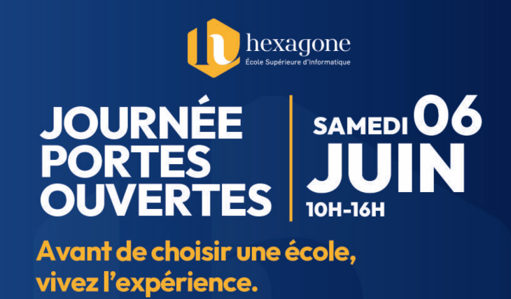 Journée Portes Ouvertes de l’École Hexagone   Samedi 06 juin à Versailles
