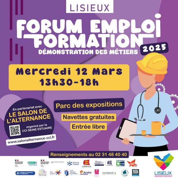 Lisieux : forum Emploi Formation !
