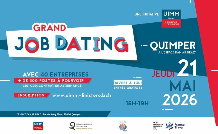 GRAND JOB DATING à Quimper 