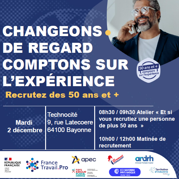 Matinée de recrutement : Changeons de regard, comptons sur l'expérience