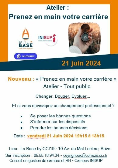 Atelier //// Prenez en main votre carrière