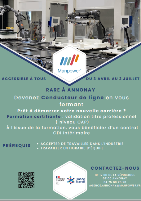 Titre professionnel : Formation conducteur de machines automatisées (H/F)