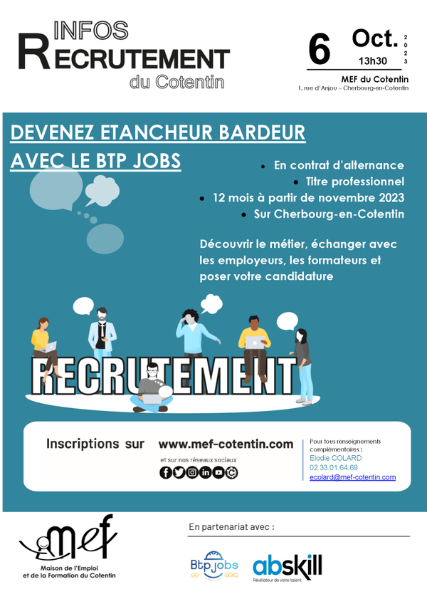 Infos Recrutement du Cotentin