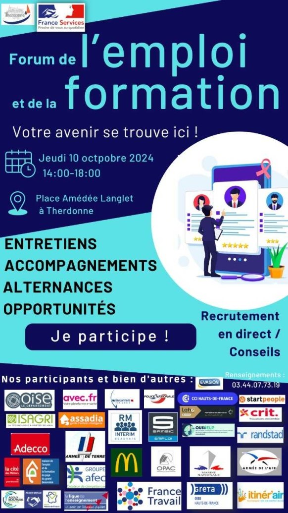 Forum de l'emploi et de la Formation  à Therdonne 