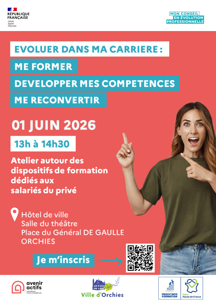 Atelier évolution professionnelle – Salariés du secteur privé