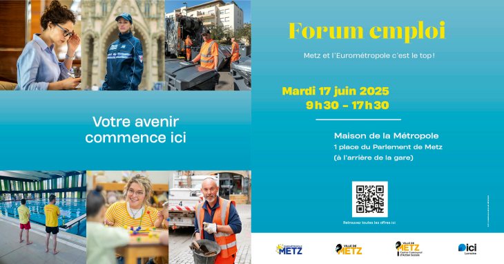 Forum Emploi ville de Metz et l'Eurométropole