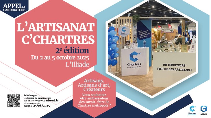 Appel à candidature l'Artisanat C'Chartres : Partagez vos savoir-faire