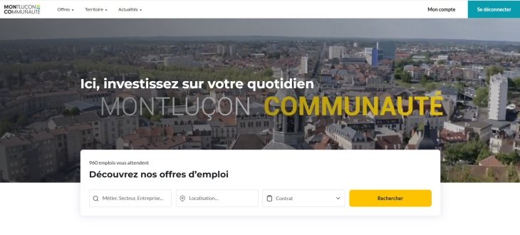 La plateforme Emploi Montluçon Communauté fait peau neuve 