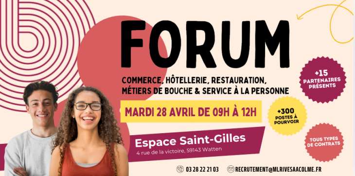 Forum commerce hôtellerie restauration métiers de bouche et service à la personne