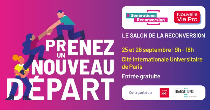 Salon Générations Reconversion – Nouvelle Vie Pro 2026 à Paris
