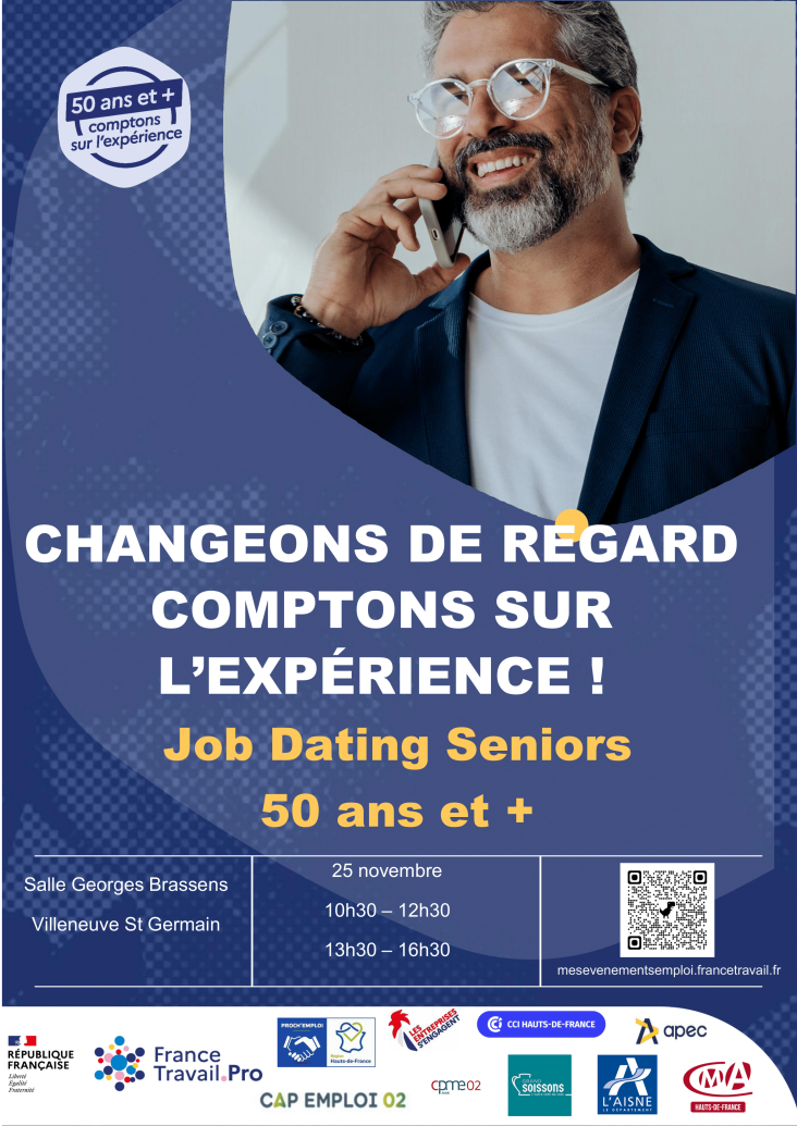 JOB DATING SENIORS 50 ANS et +
