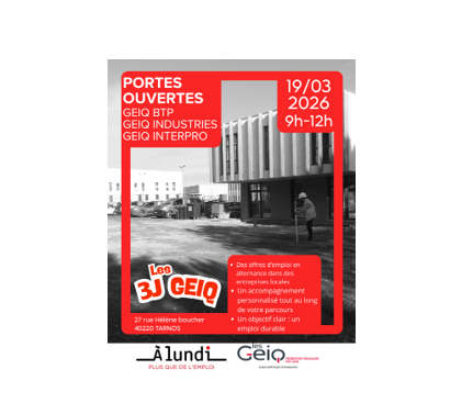 3J GEIQ - Portes ouvertes À Lundi