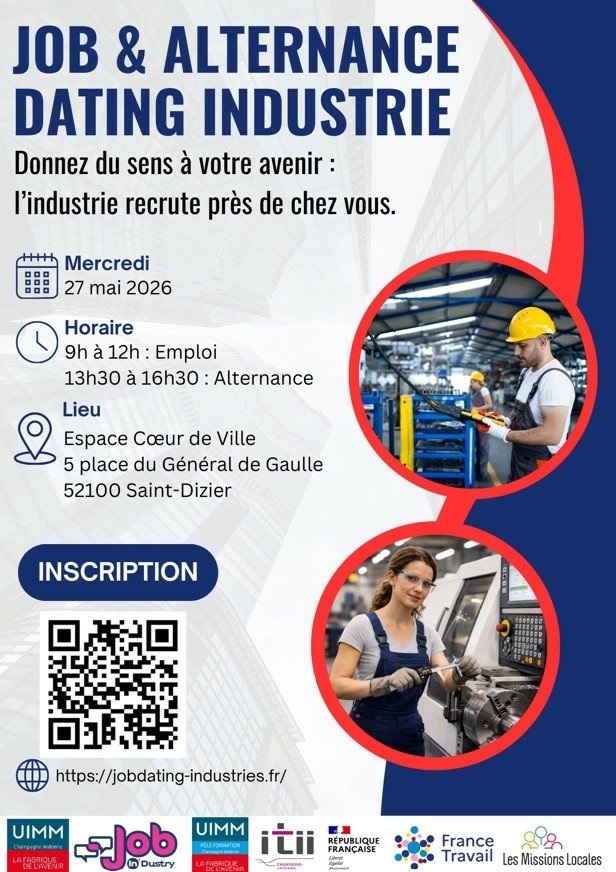 JOB & ALTERNANCE DATING INDUSTRIE