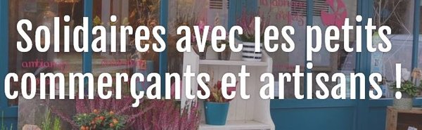 Site de soutien aux petits commerçants et artisans