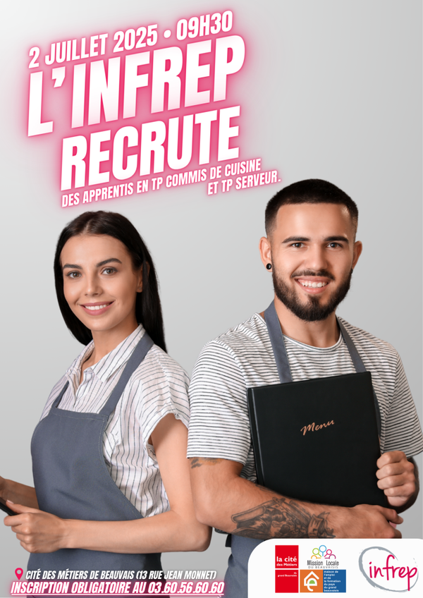 L'INFREP RECRUTE