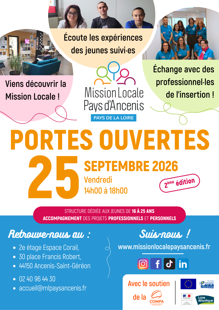 Portes ouvertes Mission Locale du Pays d'Ancenis