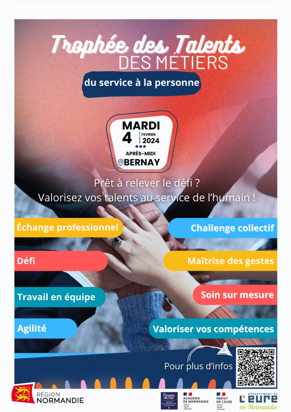 Bernay : 1ère édition du Trophée des Talents des Métiers – du Service à la Personne 🤝