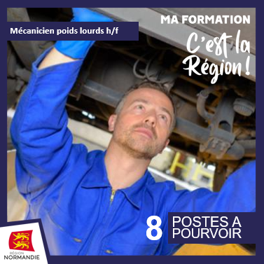Calvados : Formez-vous et devenez mécanicien poids lourds h/f