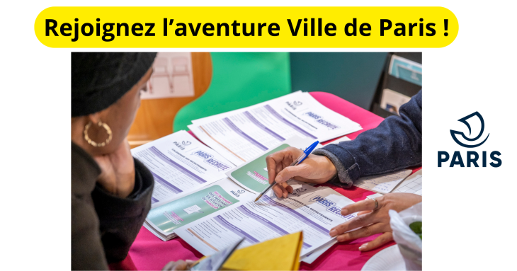 Rejoignez l'aventure Ville de Paris !