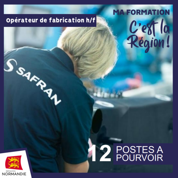 Caudebec-lès-Elbeuf : formez-vous et devenez opérateur de fabrication h/f
