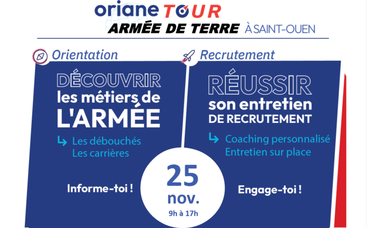 ORIANE TOUR spécial Armée de Terre - Recrutement & découverte métiers