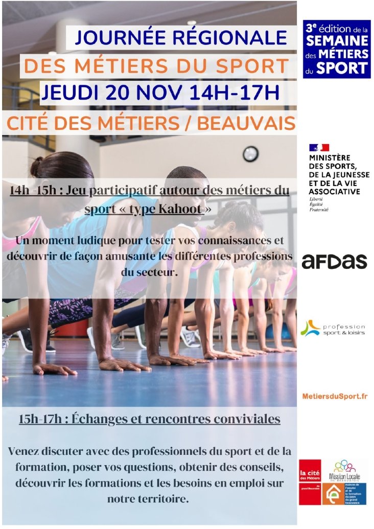 Journée Régionale des Métiers du Sport