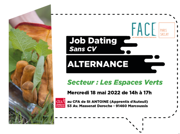 Job Dating Alternance Secteur : Espaces Verts