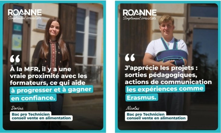 Témoignages d'étudiants à la MFR Saint Germain Lespinasse