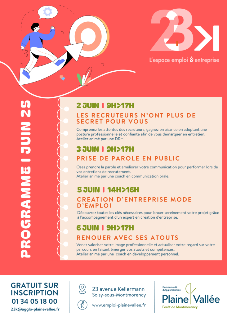Le programme des ateliers de juin est en ligne!