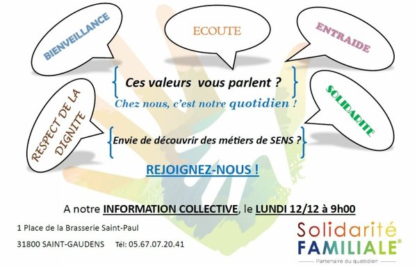 Information collective Solidarité Familiale